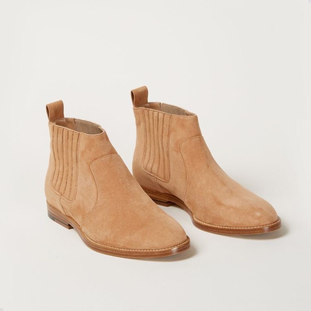 Jenni Kayne Sonoma Suede Chelsea Boots in Camel